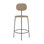Afteroom Upholstered Stool with Metal Frame
