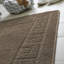 2 Piece Bathroom Rug Set Greek Key Pattern Bath Mat & Pedestal Mat Non Slip Rubber Back Soft Absorbent Mats-19840739