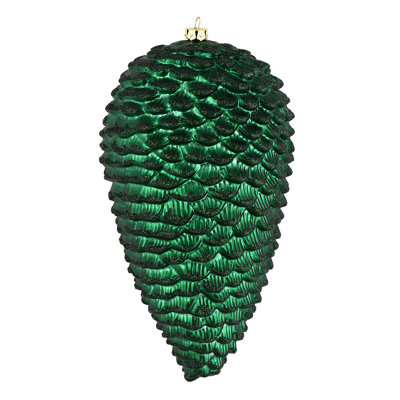 Matte Glitter Pinecone Christmas Ornament