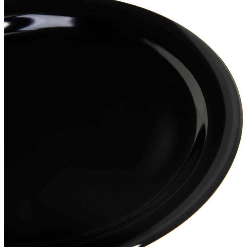 Dallas Ware® 9" Melamine Dinner Plate, Black