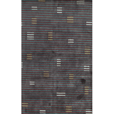 Hand-Knotted High-Quality Green and Brown Area Rug