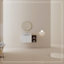 Meuble-lavabo à fermeture en douceur 36 po avec lavabo et petites tablettes de rangement