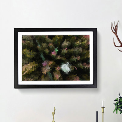 Green Forest N Sweden in Abstract - Picture Frame Graphic Art Print