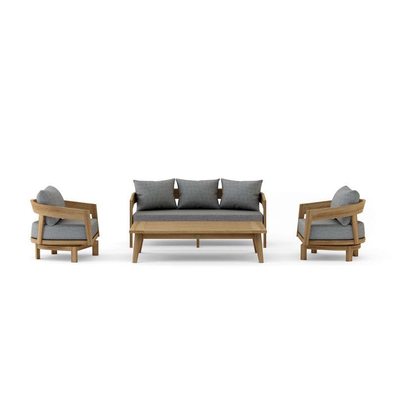 SET-370 Toscana 4-pc Deep Seating Swivel Set