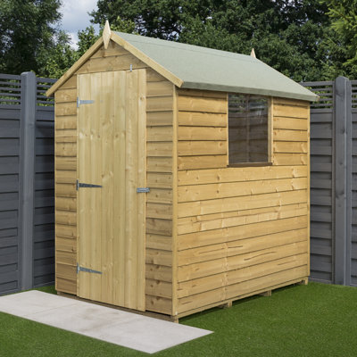 Rowlinson Overlap Shed 6x4