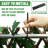 Double-Sided Expandable Faux Hedge Artificial Ivy Privacy Fence Panel with Real Wood Trellis