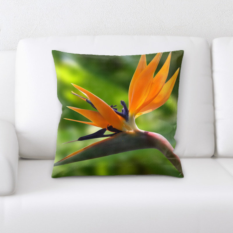 Blossom Microsuede Throw Pillow