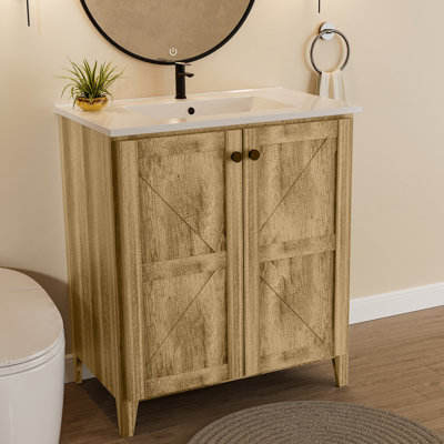 Armoire pliante avec évier en céramique