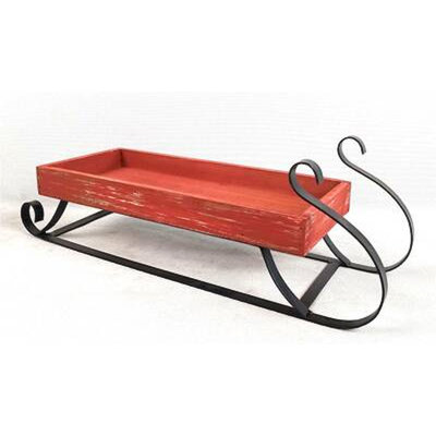 Panier en bois de traîneau