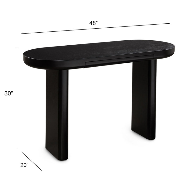 Kyall Oval Computer Desk