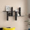 Suffield 4-Shelve Manufactured Wood Asymmetrical Tiered Shelf
