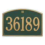 Cape Charles 1-Line Wall Address Plaque