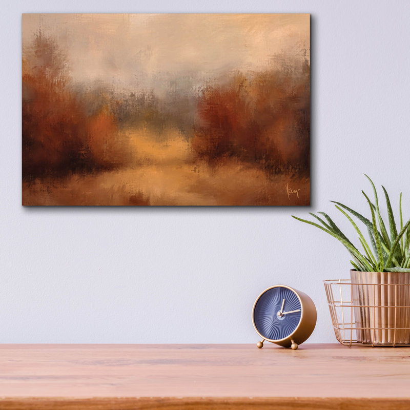  «Autumn Mist» par Ashley Bradley, art mural en verre acrylique, 24 po x 16 po, H 12 po x l 16 po x P 0,13 po