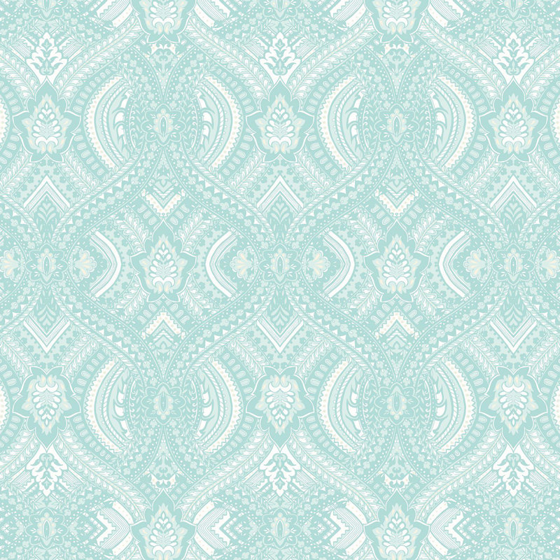 10m x 50cm Matte Wallpaper Roll, Blue
