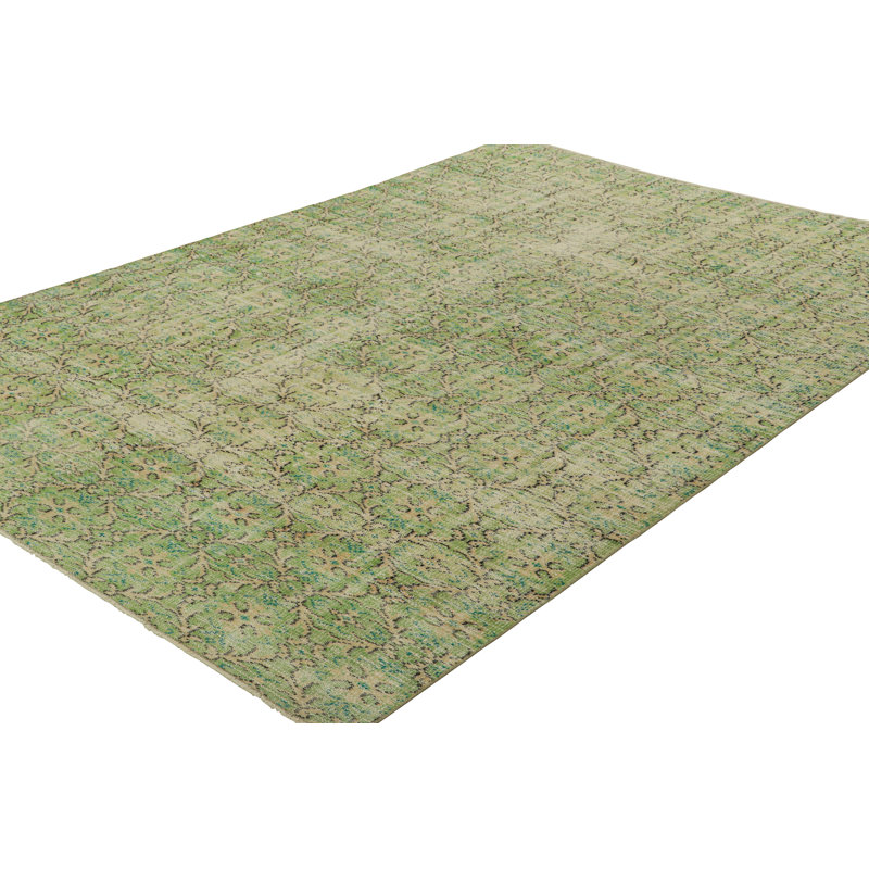 One-of-a-Kind 6'7”x9'5” Hand Knotted Area Rug