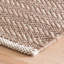 Herringbone Stone Handwoven Cotton Rug-124296869