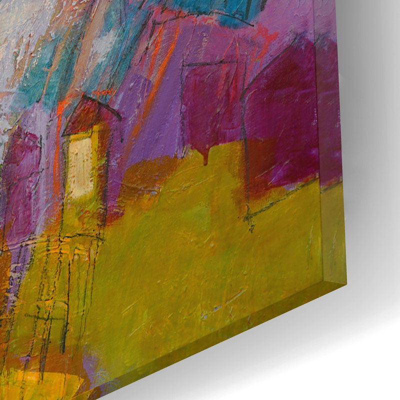  «Diamond Girl Dances» par Dorothy Fagan, art mural en verre acrylique, 16 po x 12 po