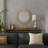Tuller Seagrass Round Wall Mirror