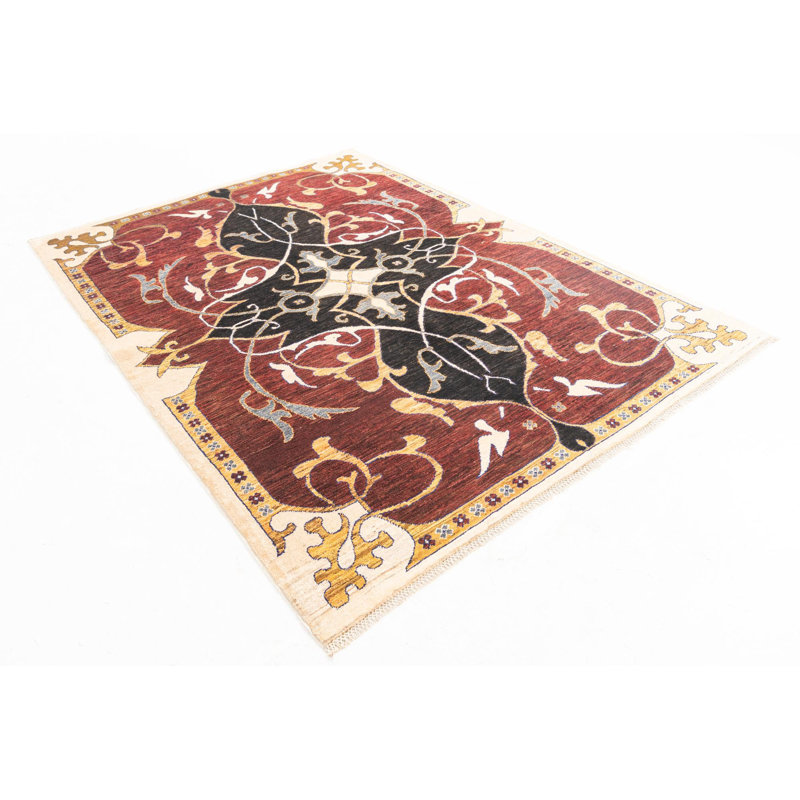 Delao Burgundy Rug