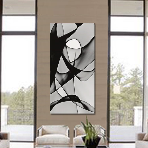 Nebula 2 Abstract Print, Rectangle 36" x 86", Paper