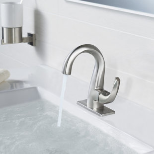 Robinet de salle de bains monotrou avec ensemble de drainage