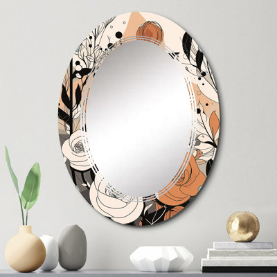 Dizi - Miroir mural moderne ovale