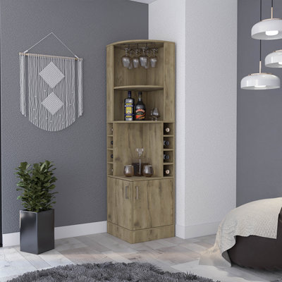 Bar avec rangement pour bouteilles de vin Fortescue