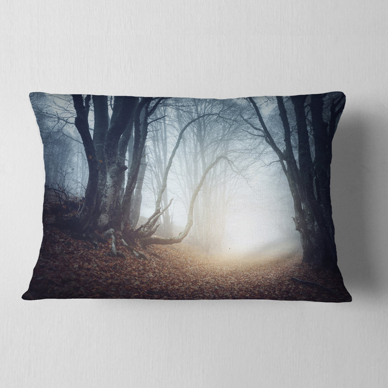 Coussins lombaires de forêt mystérieux