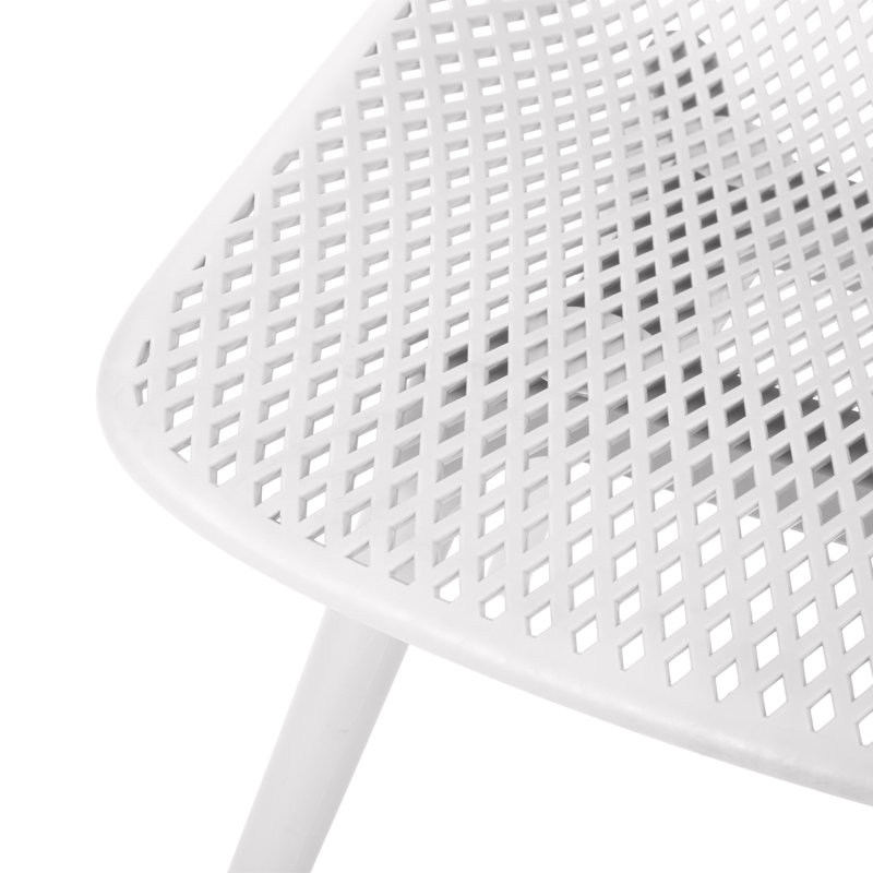 Chaise coquelicot, Blanc