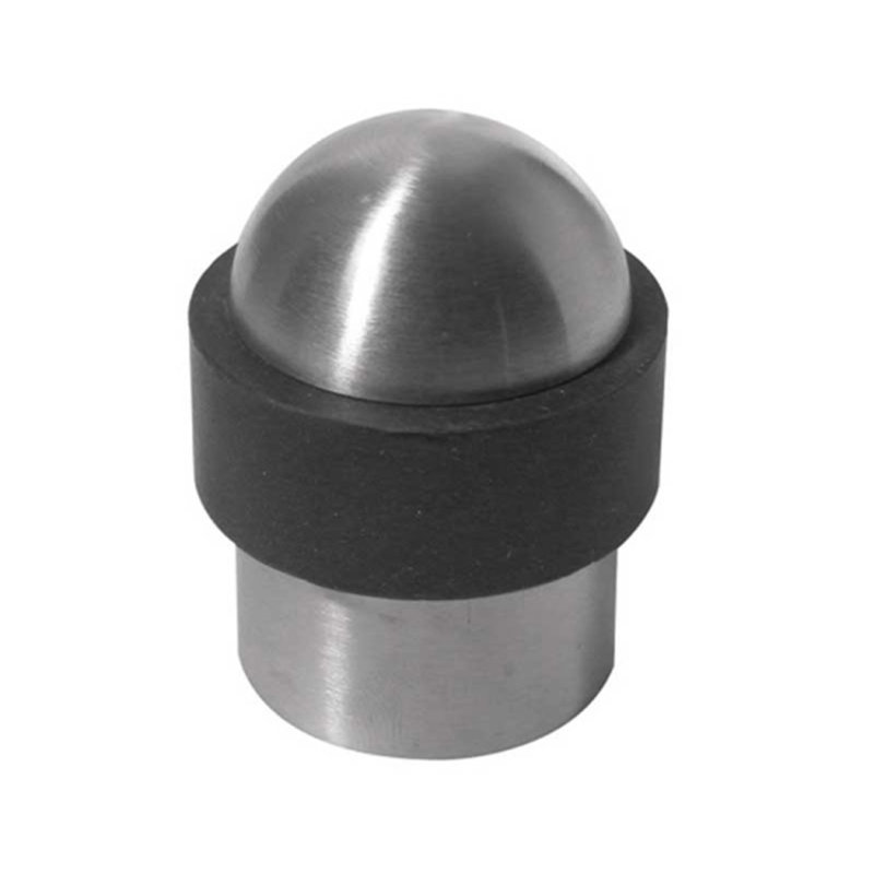 Stainless Steel Floor Door Stop, Satin Stainless Steel
