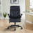 Kustaa Faux Leather Ergonomic Design Office Task Chair Desk Executive Chair with Flip-up Armrest-318445588