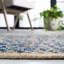 Tapis naturel / bleu en denim de coton / jute tissé à la main de 0,4 po Arria-22809239