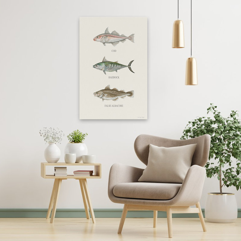 Carte de poisson I - Art contemporain de l'aquarium, H 36 po x l 24 po