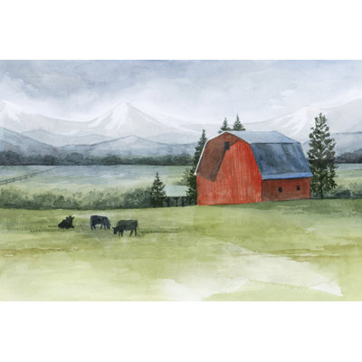 Valley Herd I by Grace Popp - Wrapped Canvas Art Prints