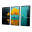 Dan - Ensemble de décoration murale paysage abstrait-108310342-108310346