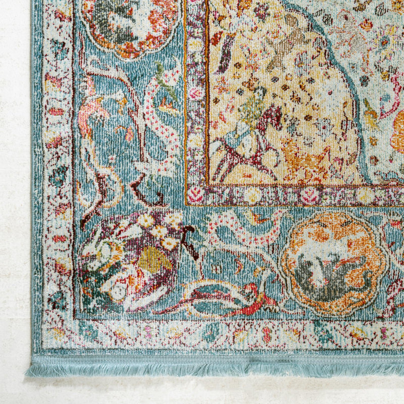Folmar Oriental Indoor Rug, Square 4'