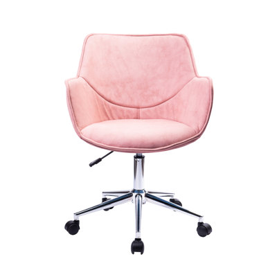 Chaise de travail en microfibre Cindy