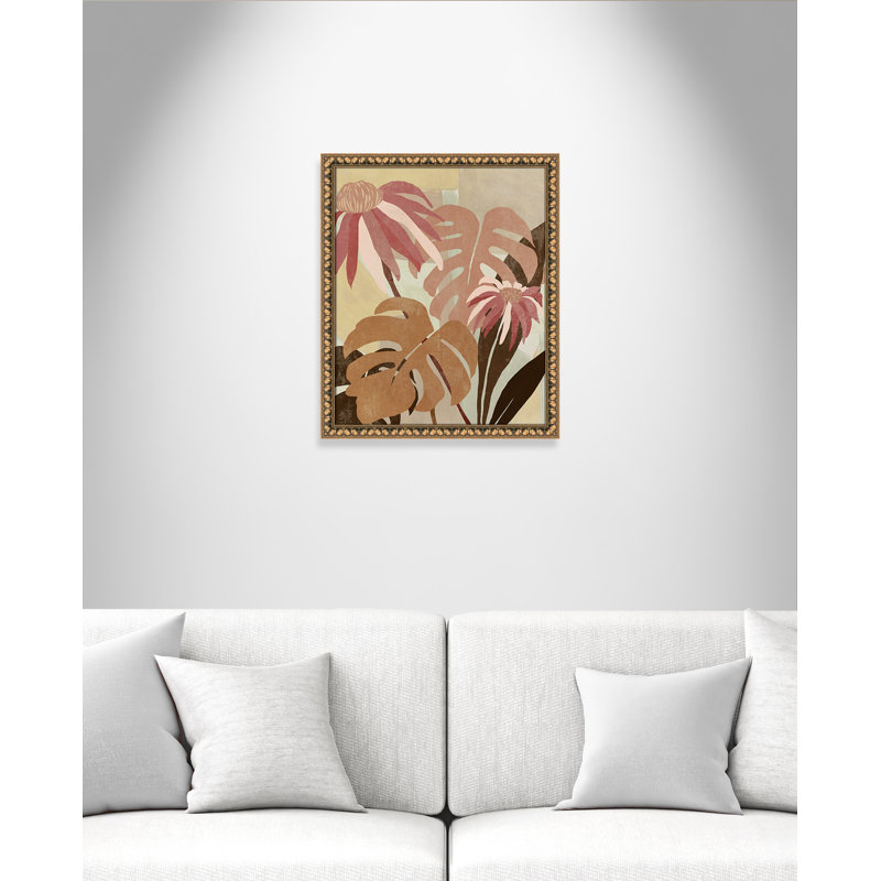 Kathleen - Peinture encadrée, L 22,5 po x H 26,5 po, Perlé dorée
