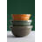 In The Forest Earthenware 3 Piece Nested Mixing Bowl Set