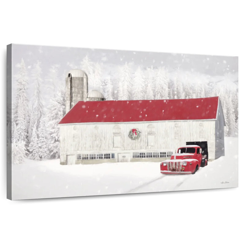 Lilie Wyoming Christmas Barn, H 24 po x l 36 po