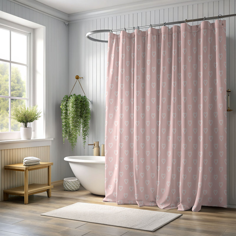 Light Spectrum - Rideau de douche Premium, H 74 po x l 71 po