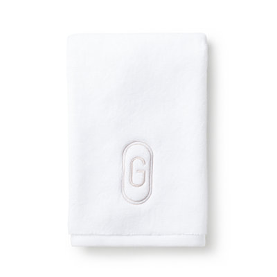 Monogram Embroidered Fingertip Towel