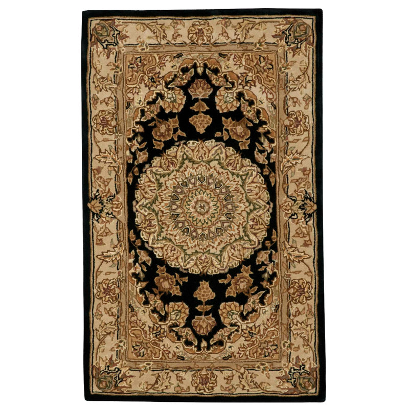 Boothwyn Wool Oriental Indoor Rug, Rectangle 2'6" x 4'