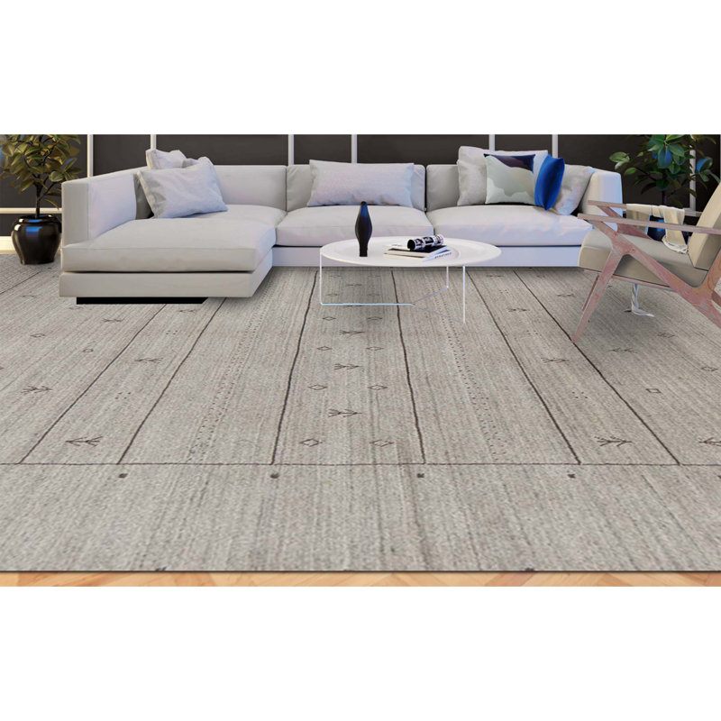 Wool Geometric Area Rug