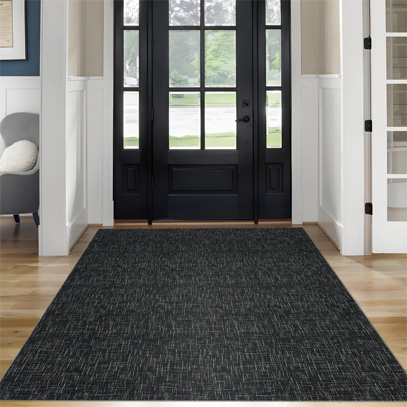 Modern Abstract Area Rugs for Living Room Soft Low-Pile Carpet Washable Rugs Indoor Foldable Printed Textured Floor Carpet Non Slip Mat Rug for Office Dining Room