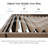 10X12 FT Outdoor Louvered Pergola With Adjustable Louvers-Brown-123203289-123203292