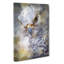Hawk Bird in a Golden Light in Abstract - Wrapped Canvas-55313527