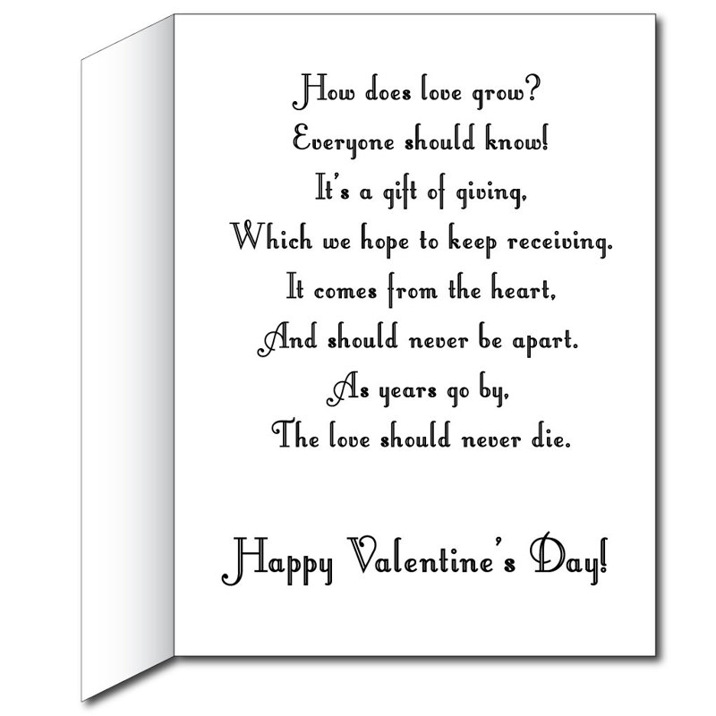 Carte de saint-valentin géante love love