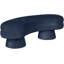 Banc rembourré en velours bleu marine Zenna-1821666961