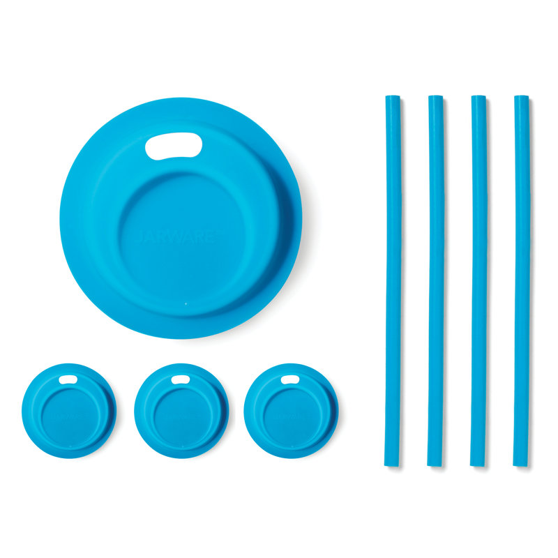 Jarware Silicone Lid, Blue